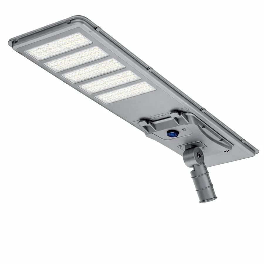Réverbère solaire à double bras